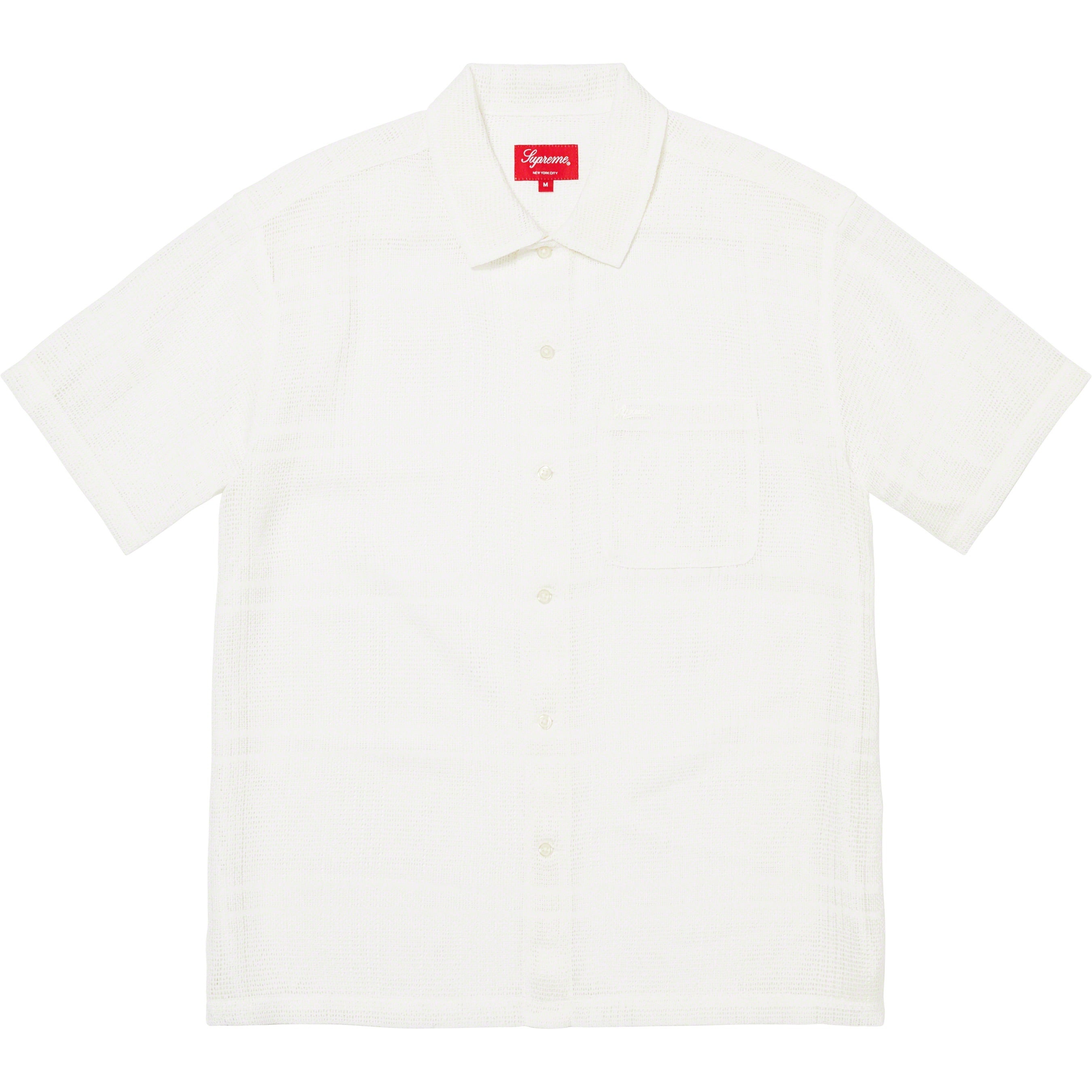Mesh Stripe S/S Shirt view 4